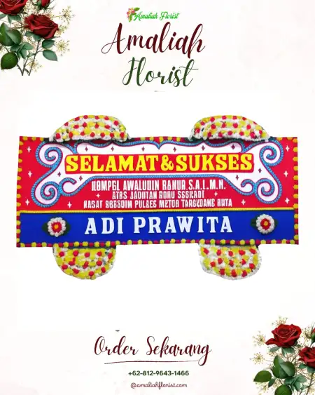 Papan Bunga Ucapan Selamat Banyuasin I